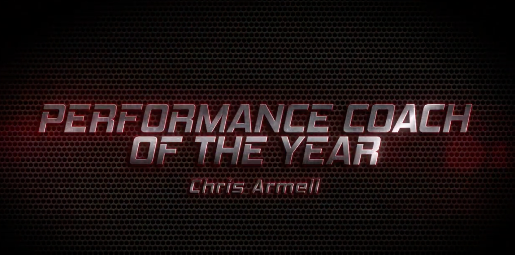 Chris Armell, Performance Coach of the Year